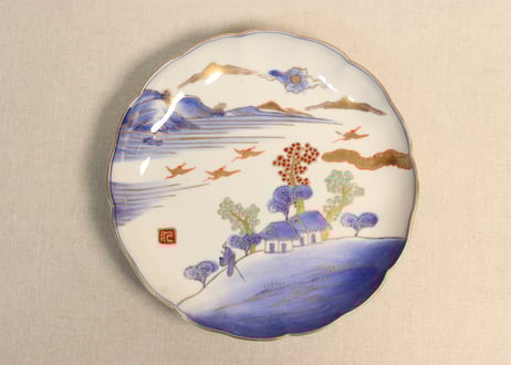 香蘭社図案帳 明治初期 色絵桃形鉢 深川栄左衛門 CATEGORY 色絵