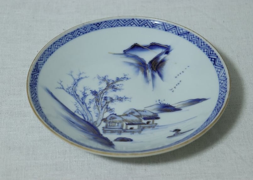 幕末〜明治 古九谷写し 大皿 幕末〜明治 古九谷写し 大皿