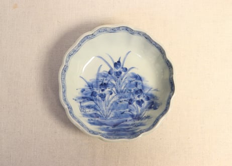 大明成化年製角皿5客古伊万里明治期