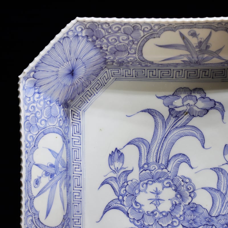 江戸幕末 古伊万里 各皿裏蝙蝠 | 古物屋 壱両