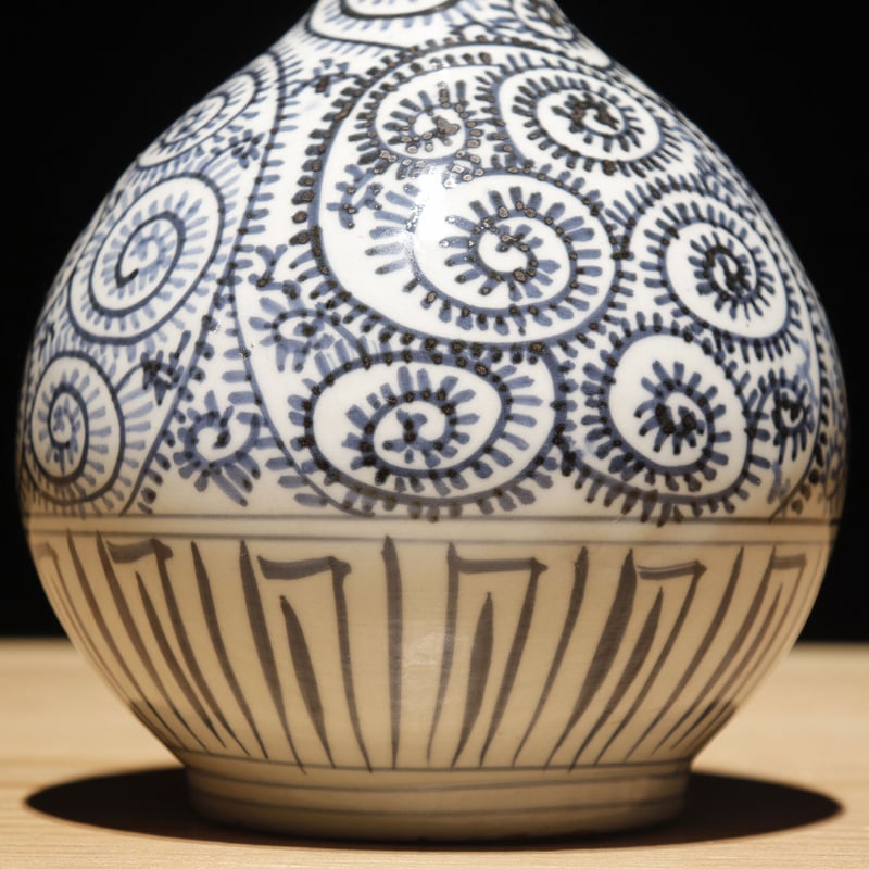 九谷花蛸唐草徳利 九谷花蛸唐草徳利 九谷花蛸唐草徳利