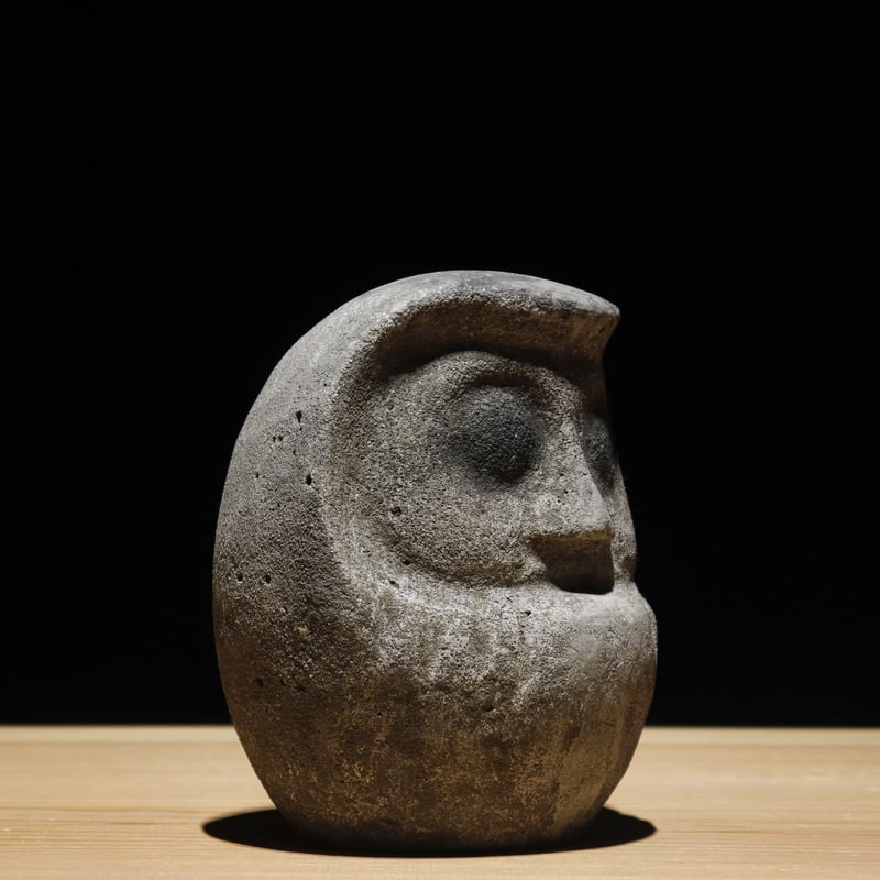 黑目石型達磨 | 古物屋 壱両