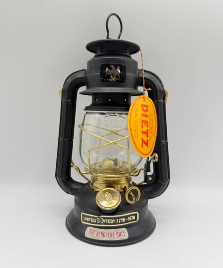 貴重！1900〜20´s デイツDIETZ 赤色ガラスランタン USAアンティーク