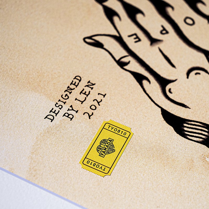 TATTOO FLASH POSTER【 Praying Hands 】 | tattoost