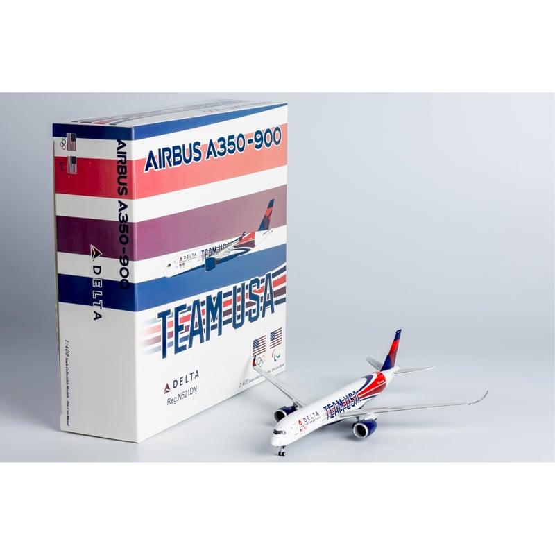お取り寄せ商品】1/400 A350-900 デルタ航空「TEAM USA特