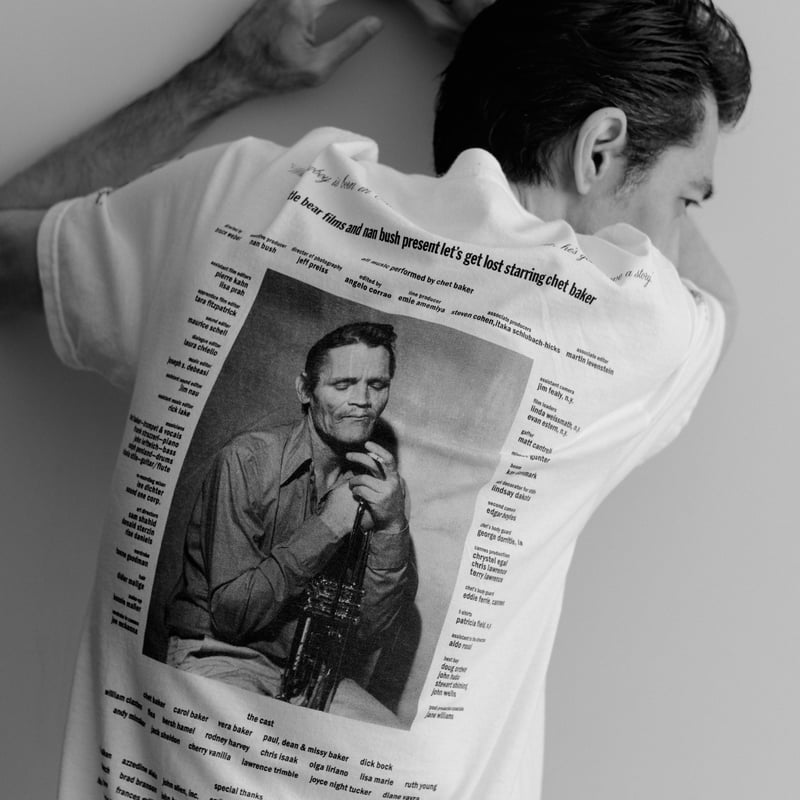 Let's get Lost × weber] T shirt (Monochrome) |