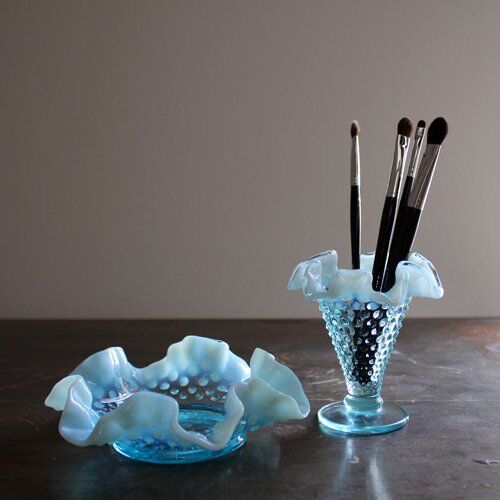 フェントン ブルーオパールセント ホブネイル パフュームボトル