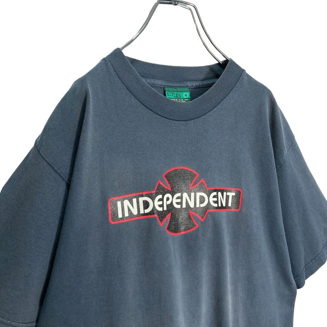 INDEPENDENT Tシャツ クロス 水色 希少カラー 希少サイズ2XL