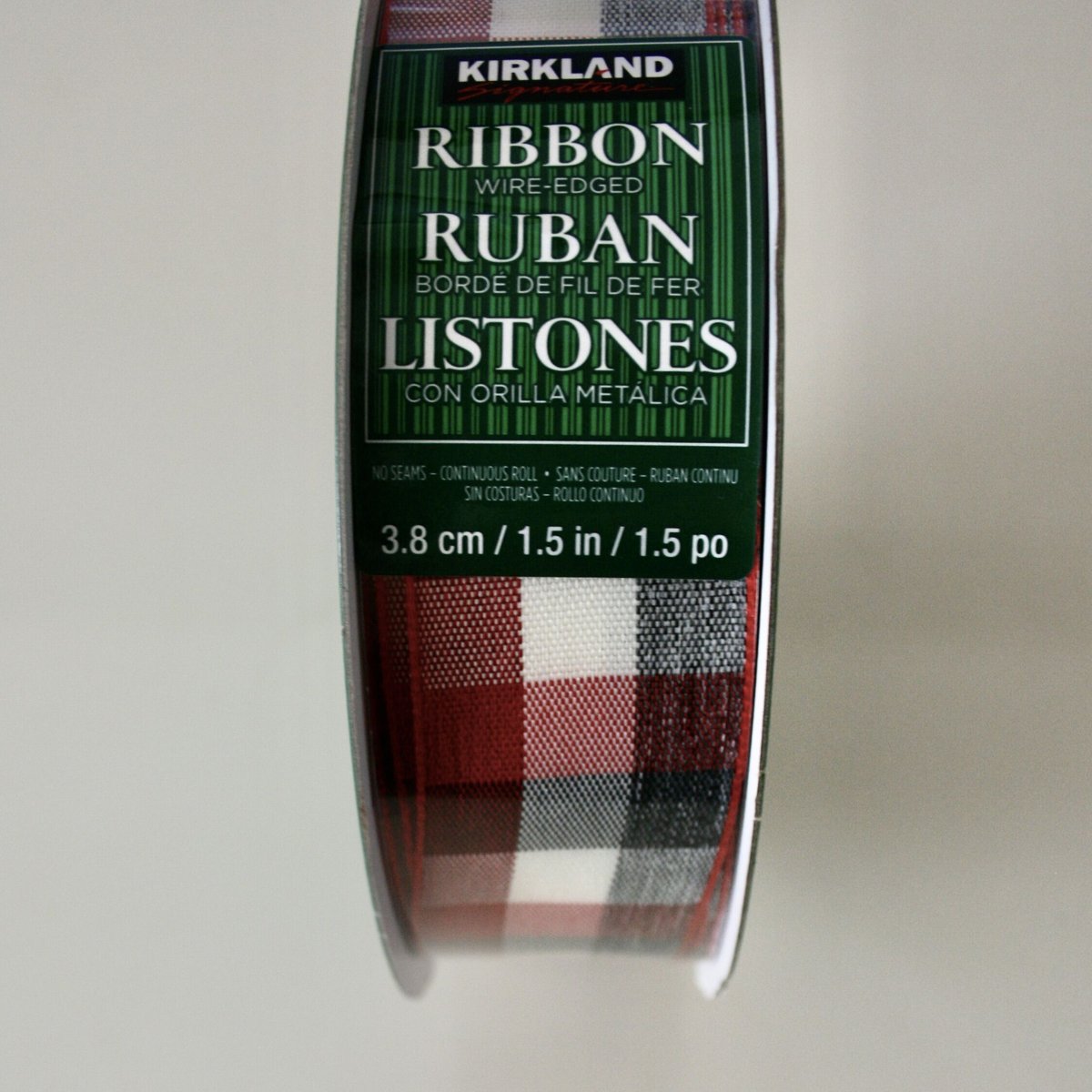 コストコ カークランド・シグネチャー ワイヤー入りリボン 2ロール