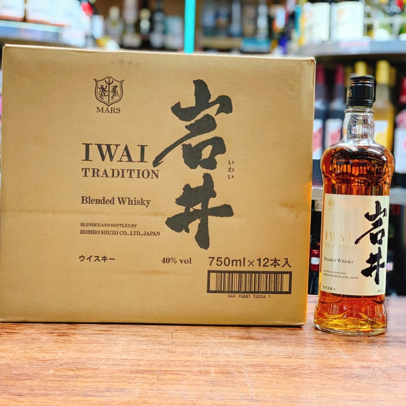 ケース販売 ﾏﾙｽ 岩井ﾄﾗﾃﾞｨｼｮﾝ 40度 750ml ✖️ 12本（1ケース） |
