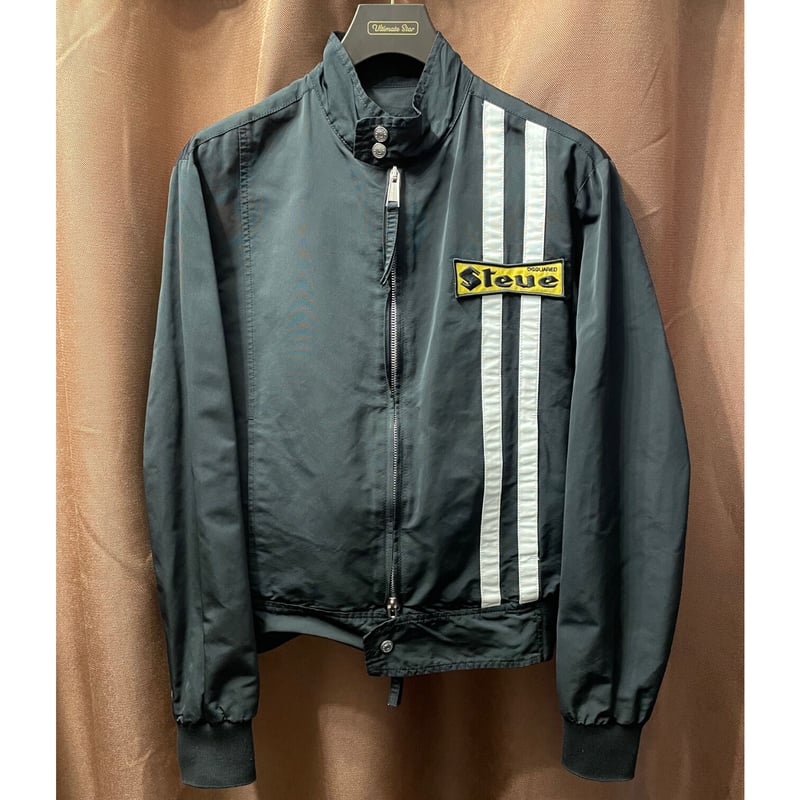 MADE IN ITALY製 DSQUARED2 ライダースジャケット ブラック 46サイズ
