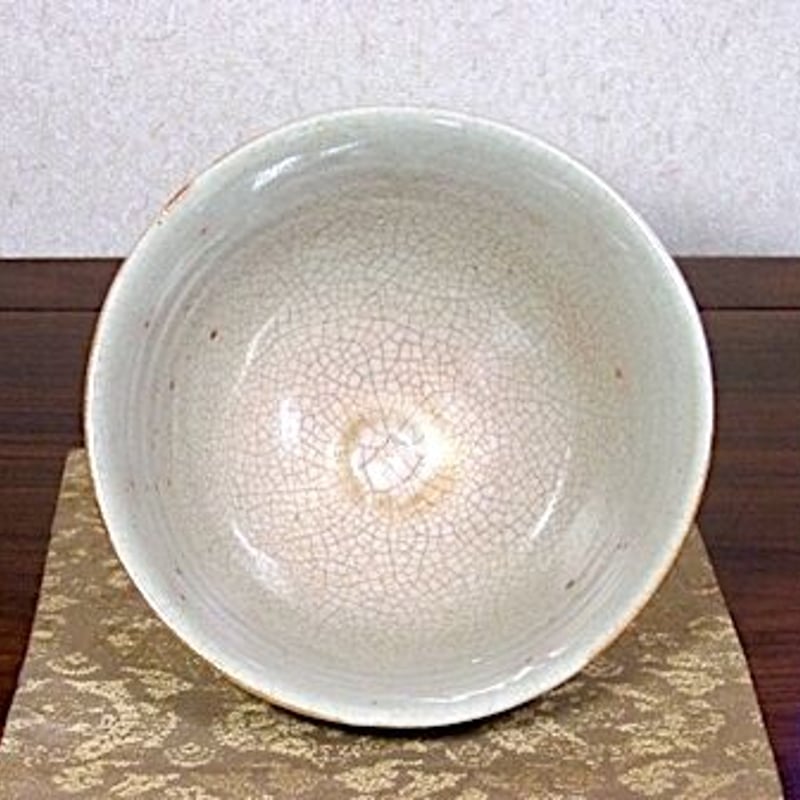 夜寒焼 辻鉦二郎 作 俳人筆 茶碗 共箱 時代物 保証。 | STORESショップ