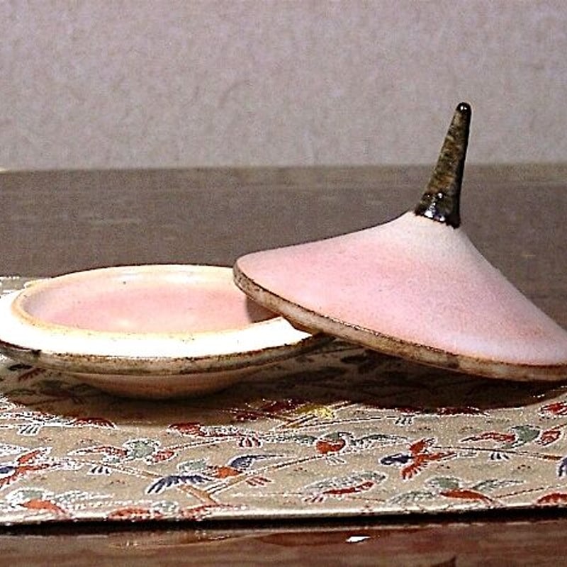 瑞豊窯 河合善太郎 作 独楽 香合 無傷 共箱 保証。 | STORESショップARIKA