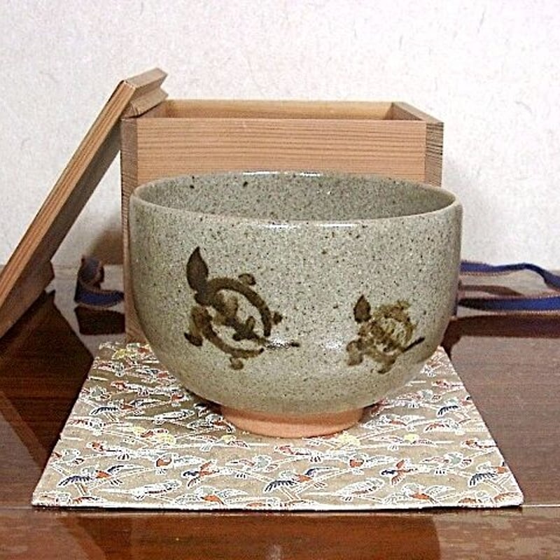 神楽の窯 奥田康博作 茶碗 無傷 共箱 保証。 | STORESショップARIKA