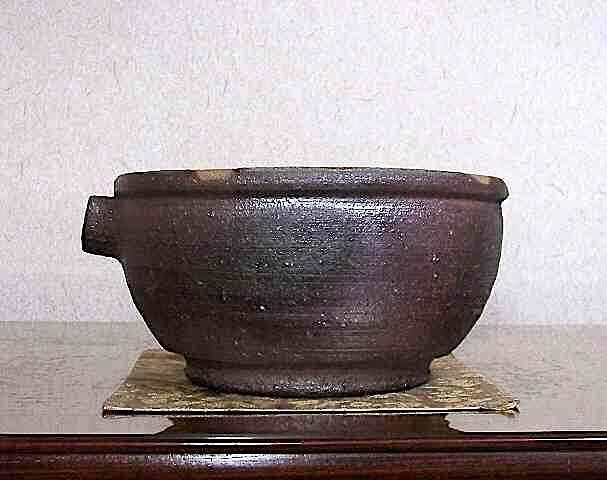 京焼・清水焼 丹波 相野窯 石田陶春 作 片口鉢 共箱 無傷 保証。