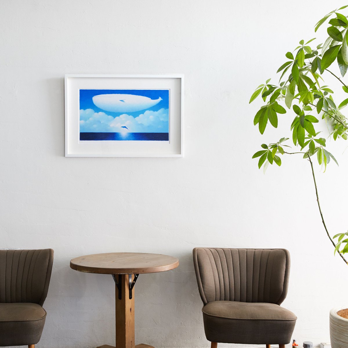 現代絵画 渡辺宏 大きな空の季節 ジクレー 72/300 現代絵画 渡辺宏