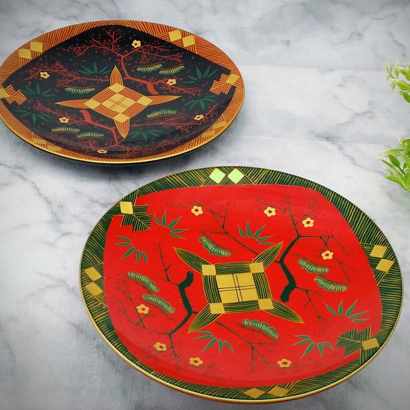 皿 会津絵 （1枚） | 【会津漆器・会津塗り専門店】会津名匠華蔵｜公式