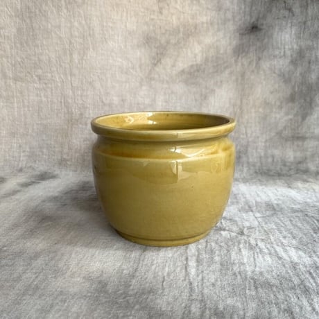 淡路 珉平焼 レモンイエローな入れ子鉢 淡路 珉平焼 レモンイエローな