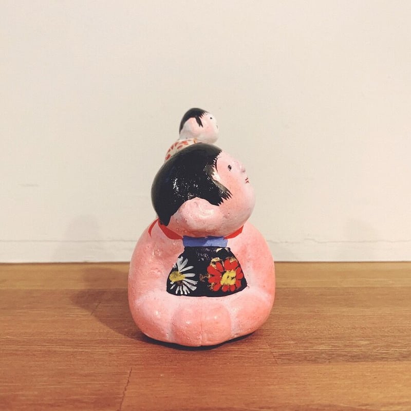 中野土人形の『子守這子』 | 象々の郷土玩具 長野県 郷土
