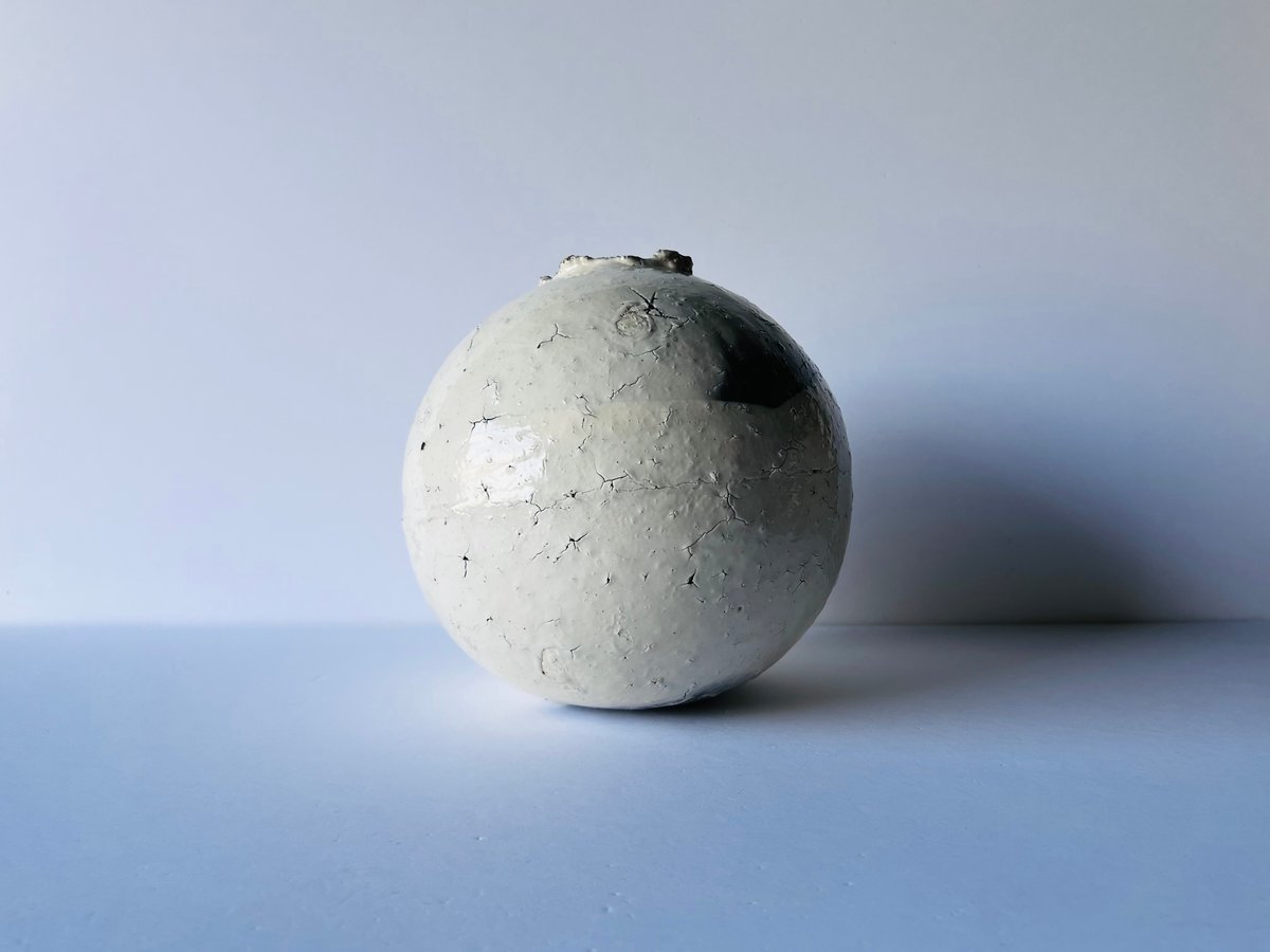 辻村史朗 粉引花入