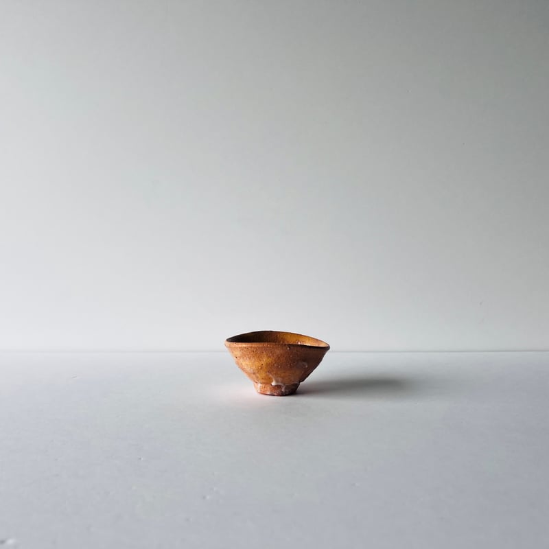 Tー44 辻村史朗 井戸ぐい呑 共箱付き Shiro Tsujimura Ido Sake