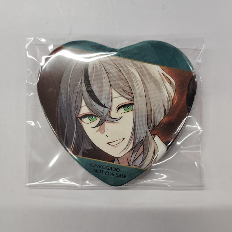 オバレク 特典 ハート缶バッジ CATEGORY OVER REQUIEMZ（オーバー