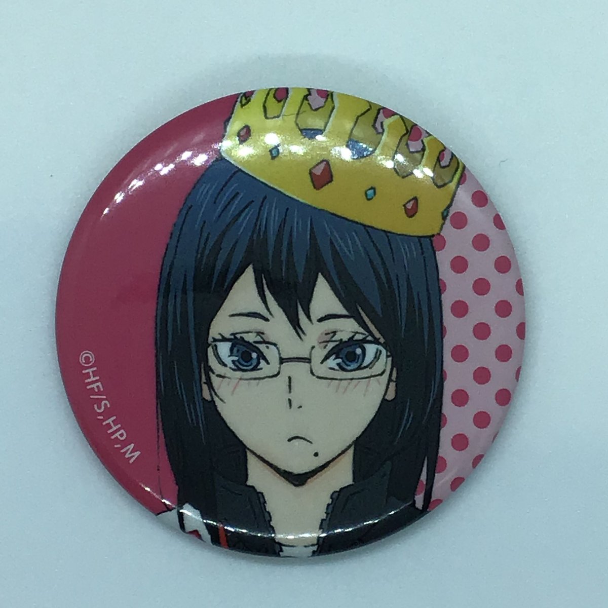 ハイキュー!! 東急ハンズ限定 描き下ろしイラスト 缶バッジ 清水潔子