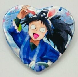 忍たま乱太郎 忍たま ナンジャタウン ハート 缶バッジ 土井半助 30個