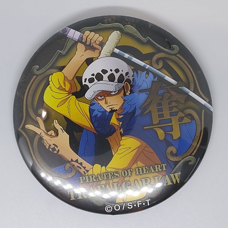 ワンピース ONE PIECE 輩缶バッジ トラファルガー ロー ONE PIECE