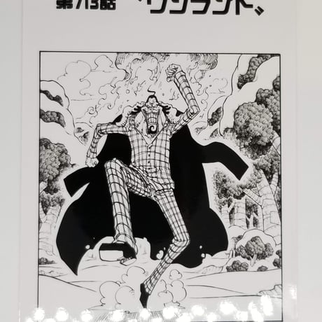 ワンピース 扉絵 ブロマイド イベント 限定 イワンコフ 第827話 非売品