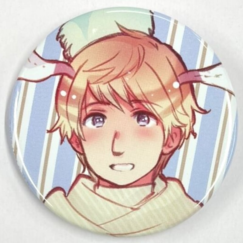 ヘタリアつのたりあ缶バッジ