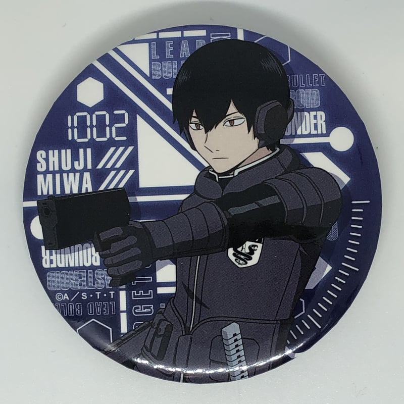 ワールドトリガー 三輪秀次 缶バッジ ワールドトリガー 三輪 秀次 缶