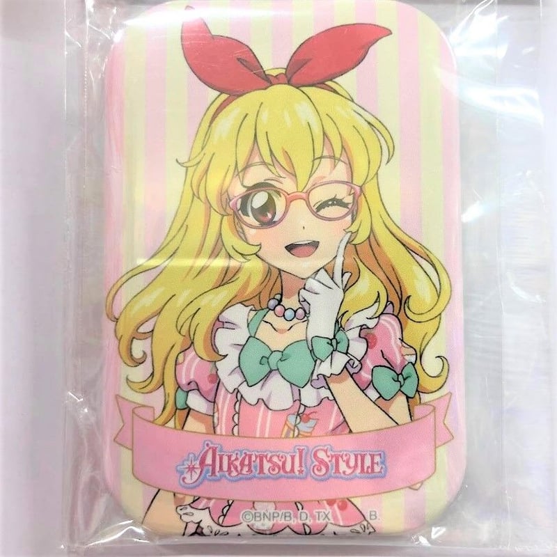 アイカツアニON マグバッジ目覚まし時計カレンダーガール星宮いちご