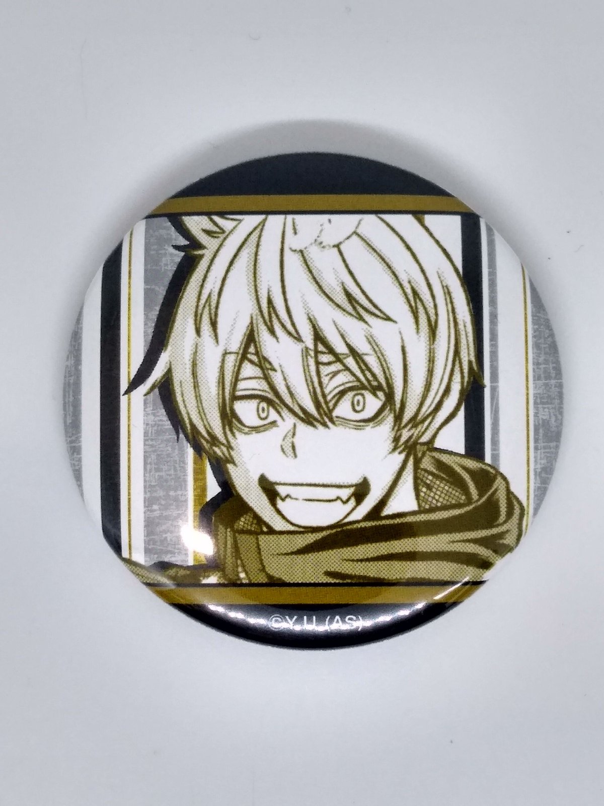 猫咲波久礼 桃源暗鬼 ホログラム 缶バッジ - メルカリ 桃源暗鬼 猫咲