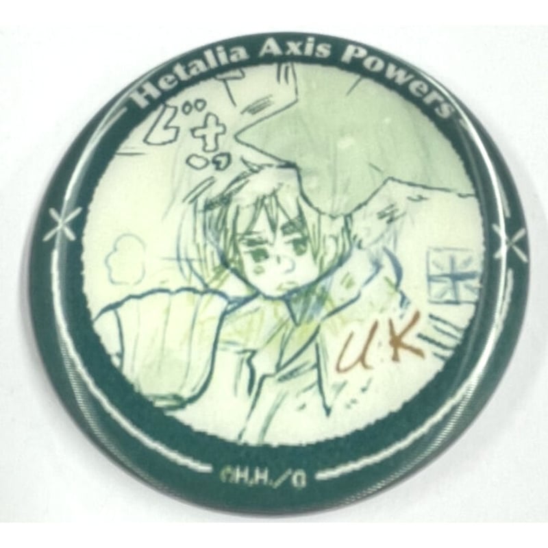 ヘタリアしちへんげチェンジング缶バッジイギリス
