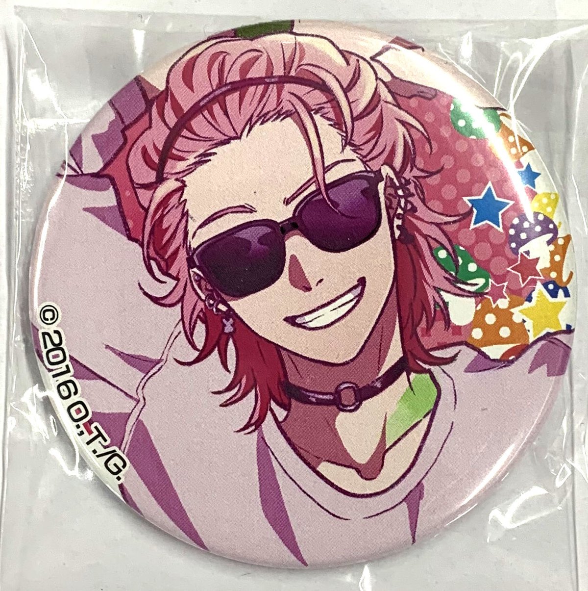 ヤリチン☆ビッチ部】百合絢斗＆藤咲透(ジミー) ビッグ缶バッジ