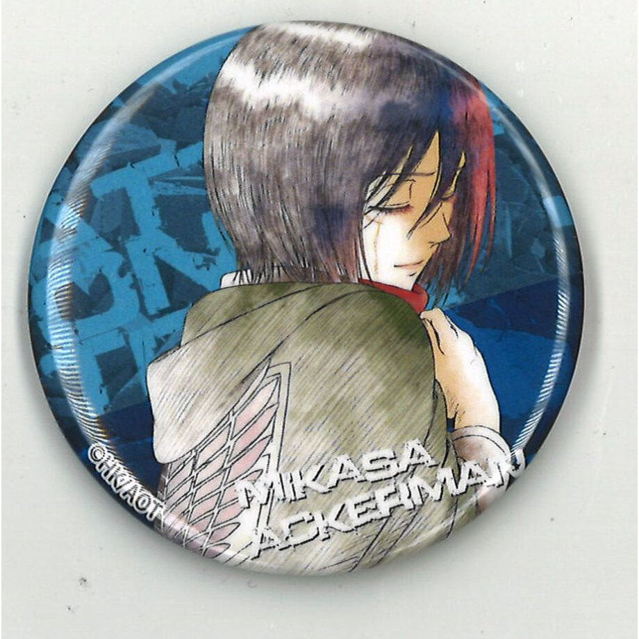 ☆ 進撃の巨人 リヴァイ ハンジ 浅野恭司 缶バッジ 原画 WIT STUDIO