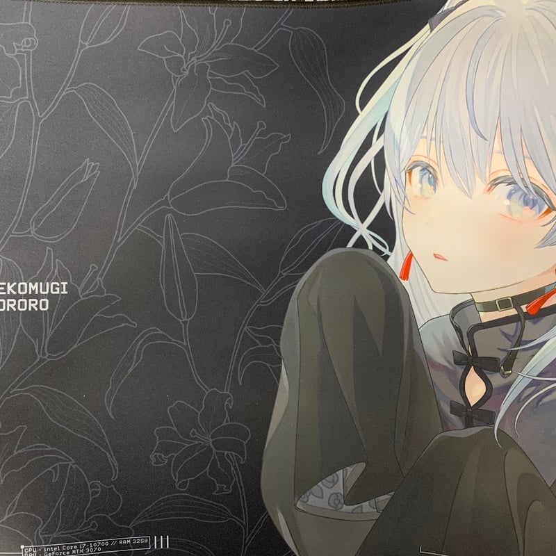 猫麦とろろ コラボカフェ グッズ デスクマット セット アクリル