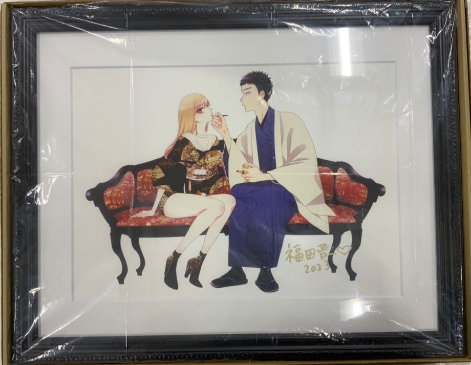 着せ恋展 複製原画 ハニエル 福田晋一先生直筆サイン 着せ恋展 福田