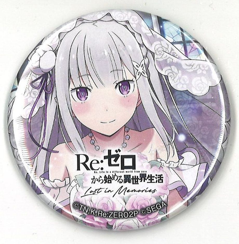 希少 リゼロ Re:ゼロから始める異世界生活 缶バッジ カラオケの鉄人