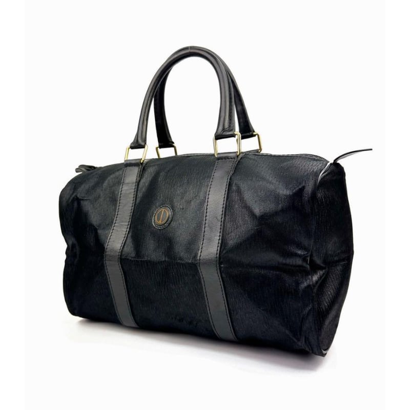 ダンヒル dunhill ハンドバッグ ナイロン レザー ミニボストン