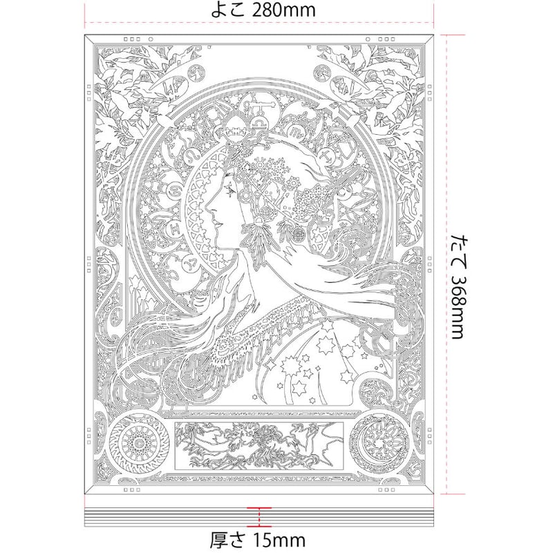 アルフォンス・ミュシャ『黄道十二宮』 poster アルフォンスミュッシャ