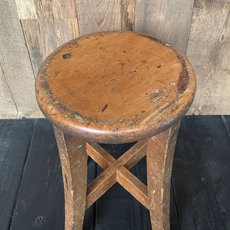 木製 スツール 花台 ジャパンビンテージ ① | OGISHIMA COFFEE Antiques