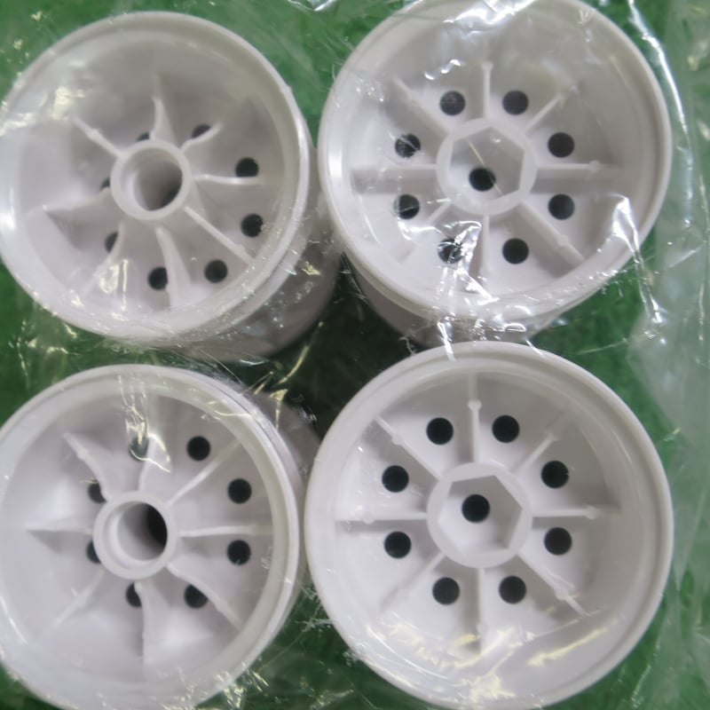 田宮 WR02用 ホワイトホイール1台分 ワイルドウィリー2等に | PIT-IN