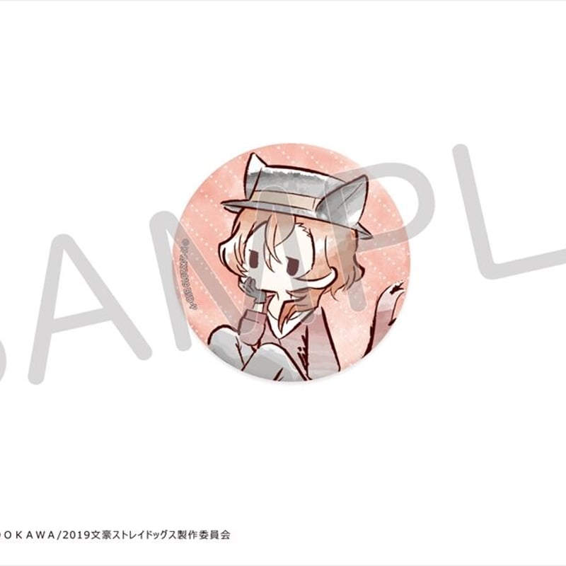 文豪ストレイドッグス レトロちっく缶バッジ ねこずきんver. | TAPIOCA