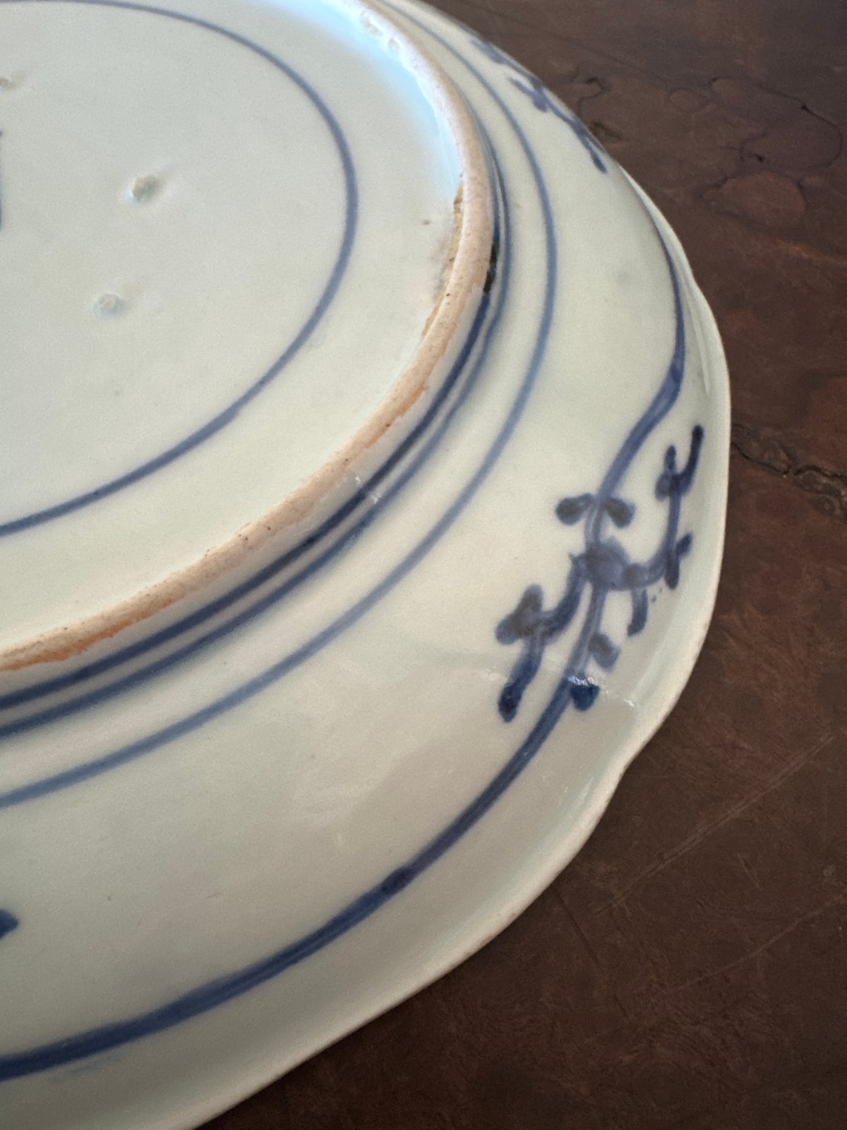 古伊万里 染付蛸唐草文 輪花七寸皿 太蛸！ 1枚 | Kaikaroman ONLINE STORE