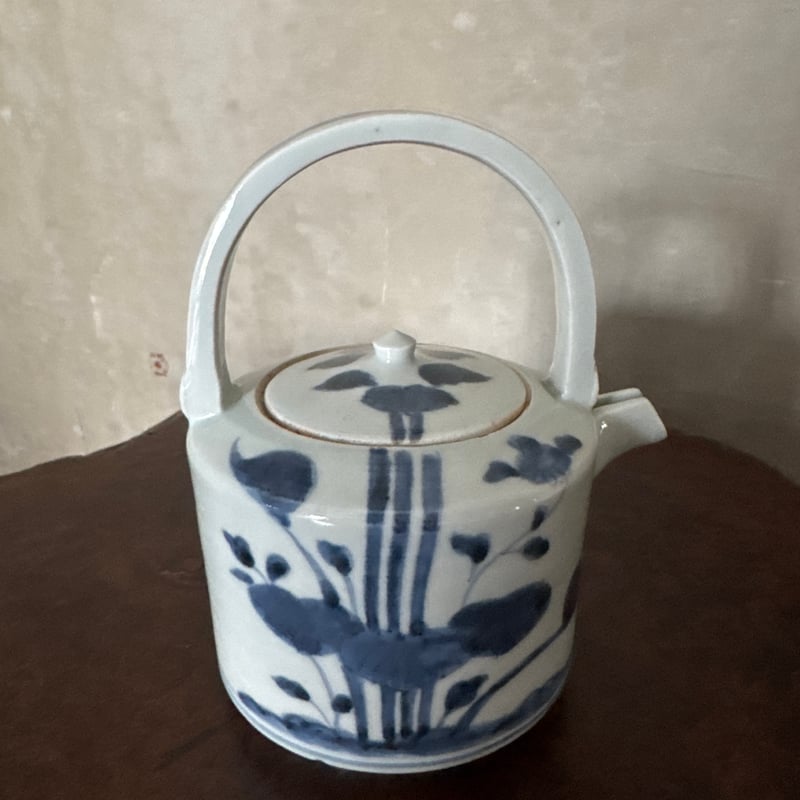 古伊万里 染付蓮子文 水注/銚子/酒器 | Kaikaroman ONLINE STORE