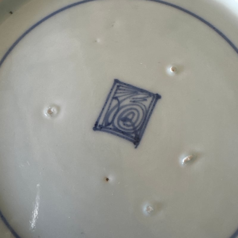 古伊万里 染付蛸唐草文 輪花七寸皿 太蛸！ 1枚 | Kaikaroman ONLINE STORE