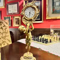 ぬ*.様 アンティーク 精工舎 大理石 4面ガラス 時報打ち 置時計