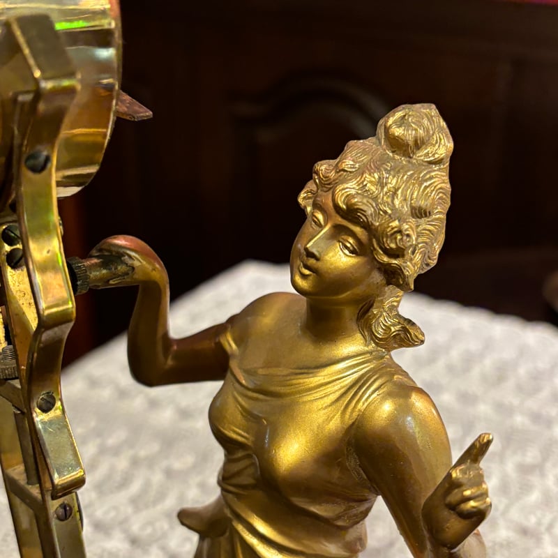 MEIKO 8day ゼンマイ式振り子時計 女神像 | アンティーク家具と喫茶